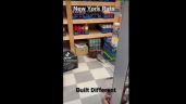 Captan a rata gigante en una tienda de Nueva York (Video)