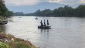 Captan un cuerpo embolsado flotando sobre el afluente del Río Suchiate