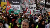 Unas 100 mil personas marchan en Londres contra los bombardeos sobre Gaza