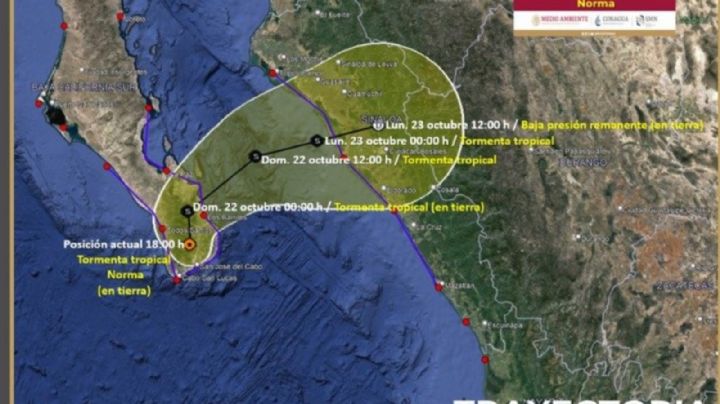 "Hay saldo blanco en Baja California Sur; el huracán Norma ya pasó por Los Cabos": AMLO