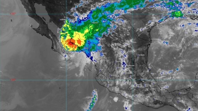 "Norma" es degradada a tormenta tropical