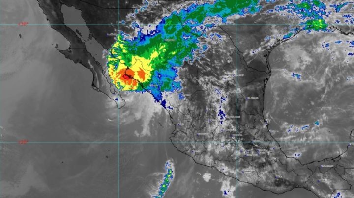 "Norma" es degradada a tormenta tropical