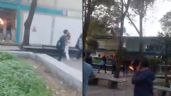 Encapuchados toman el CCH Vallejo con bombas molotov, petardos y piedras