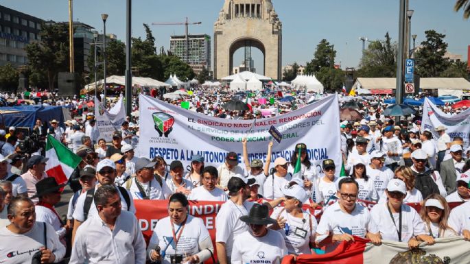 Sheinbaum minimiza marcha de trabajadores del Poder Judicial: "En realidad pocos fueron"