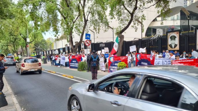 Previo a votación en el Senado, protestan por eliminación de fideicomisos del Poder Judicial