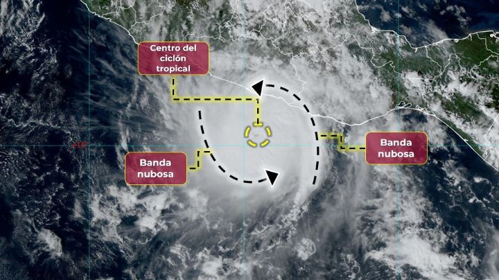 Otis se intensifica a huracán de categoría 3; suspenden clases en Guerrero