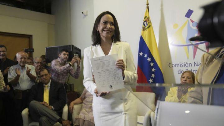 Proclaman a María Corina Machado ganadora de las primarias de la oposición en Venezuela