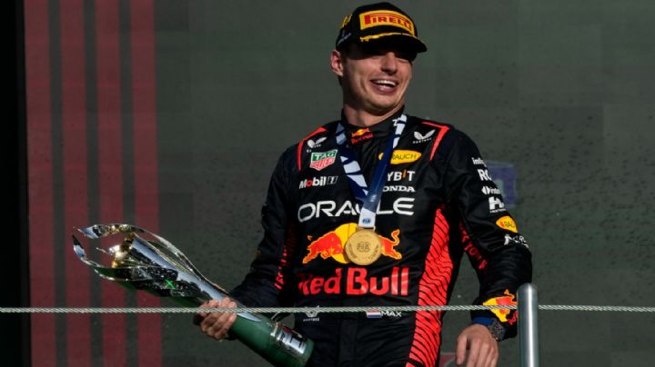 Verstappen, Hamilton y Leclerc suben al podio en el GP de México; Checo abandonó (Videos)