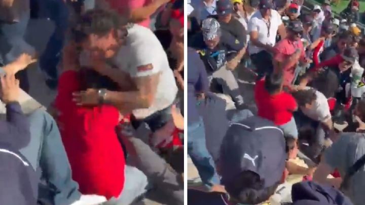 Se viraliza video de pelea en las gradas del GP de México