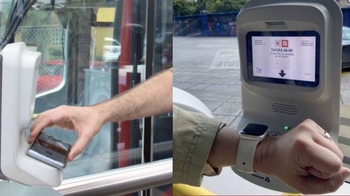 Tarjeta bancaria, celular, reloj... ya todo el Metrobús modernizó su sistema de pago