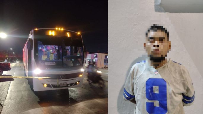 Asaltante secuestra camión de pasajeros y amenaza a niña con una pistola en Jalisco