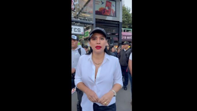 Sandra Cuevas exige recuperar la Glorieta de Insurgentes: “se ha convertido en un baño público”