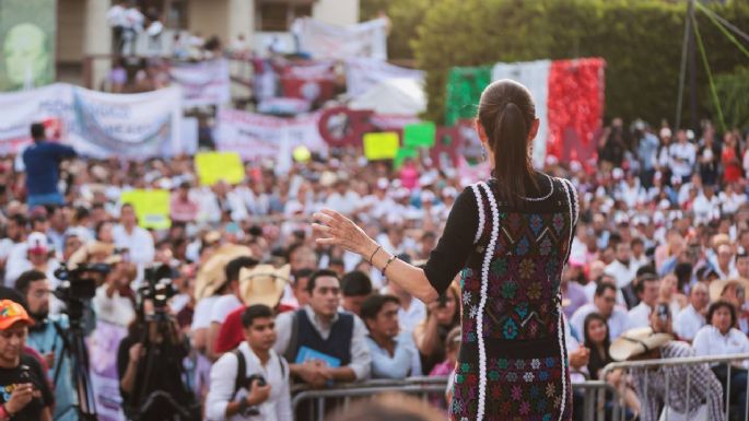 Sheinbaum presume programas de AMLO y arremete contra el Poder Judicial en Guerrero