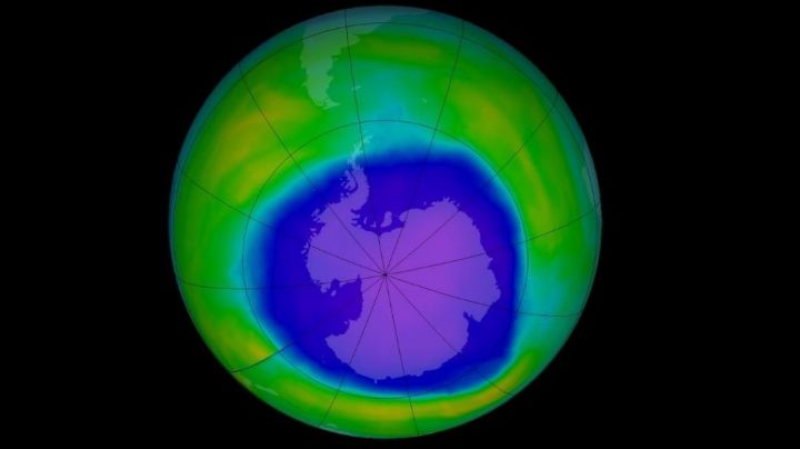 Es de nuevo inmenso el agujero en la capa de ozono en la Antártida