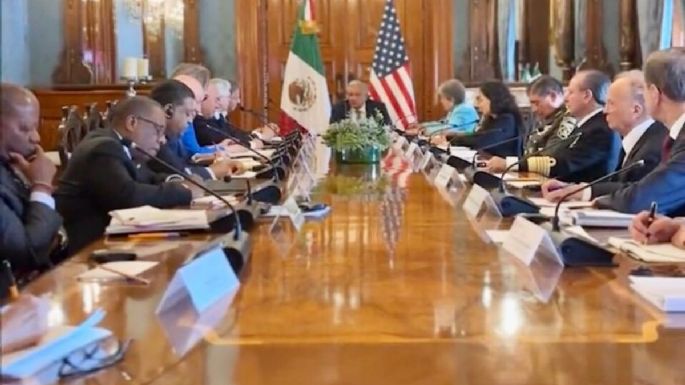 AMLO da la bienvenida a la delegación de EU previo al Diálogo de Alto Nivel sobre Seguridad