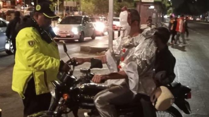 Tres detenidos y 95 motos al corralón dejó la segunda Mega Rodada del Terror en la CDMX