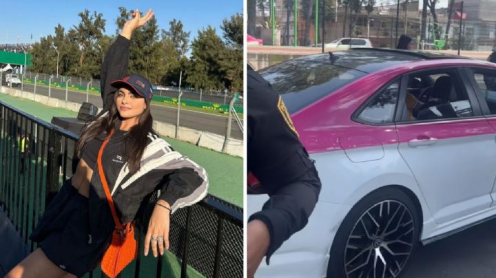 Modelo colombiana exhibe a taxista que le cobró mil dólares por llevarla al GP de México (Video)