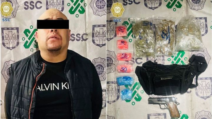 Cae “El Mazo”, líder de extorsionadores, luego de una persecución en el centro de la CDMX