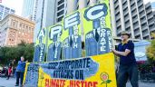 Manifestantes en San Francisco protestan contra APEC y la guerra Israel-Hamás