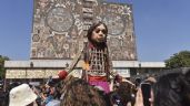 Por los niños refugiados: La Pequeña Amal llega con su mensaje de paz a la Ciudad de México