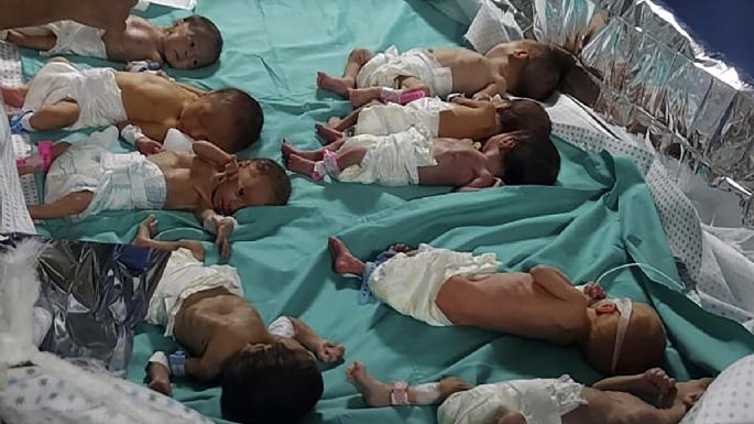 Guerra en Israel: 31 bebés son evacuados del principal hospital de Gaza