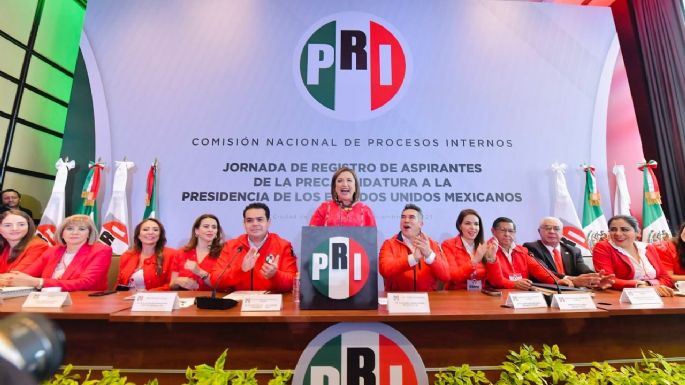 PRI arropa a Xóchitl Gálvez y la registra como su precandidata presidencial