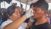 Migrantes se suturan los labios en demanda de poder transitar libremente en su paso rumbo a EU (Video)