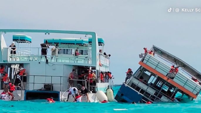 Ferry con más de 100 turistas se hunde en Bahamas; fallece una mujer (Videos)