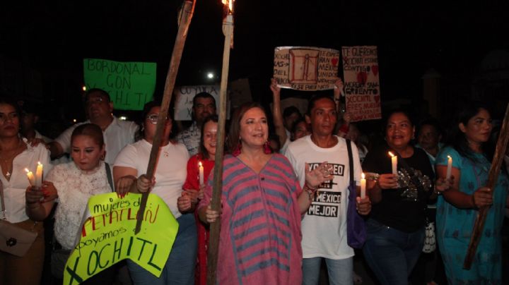 Con “Marcha de la Esperanza”, Xóchitl Gálvez inicia precampaña en Coyuca de Benítez