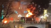 Estalla la violencia en Dublín tras ataque a puñaladas que dejó tres niños heridos