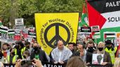 Miles marchan en Londres y exigen cese del fuego permanente en Gaza