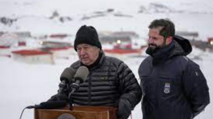 Boric y Guterres vuelven de Antártida, llaman a líderes globales asumir responsabilidades climáticas