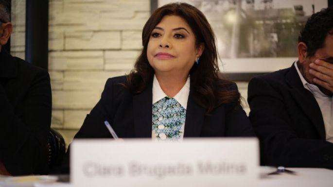 Clara Brugada aseguró que hay “empate técnico” en las encuestas frente a su oponente Harfuch