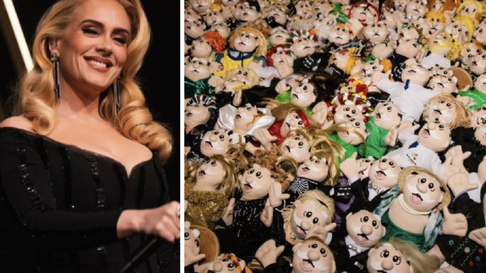 A ritmo de mariachi, Adele presume su colección de muñecos del Dr. Simi (Video)