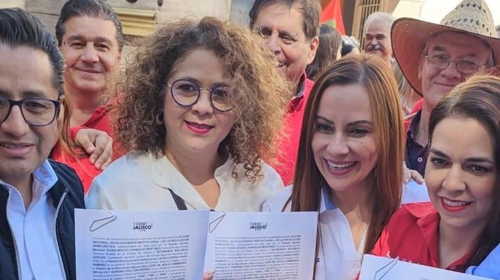PAN, PRI y PRD registran alianza en Jalisco; aún no definen cómo elegirán a su candidata