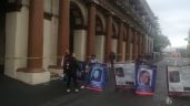 Familiares de desaparecidos bloquean por segundo día el Palacio de Gobierno de Veracruz