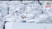 Hong Kong incauta millonario cargamento de metanfetamina oculta en costales de Segalmex (Video)