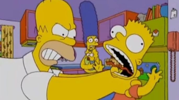 Homero Simpson ya no estrangulará a su hijo Bart