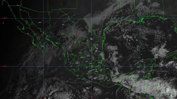 Canal de baja presión provocará lluvias fuertes en cinco estados