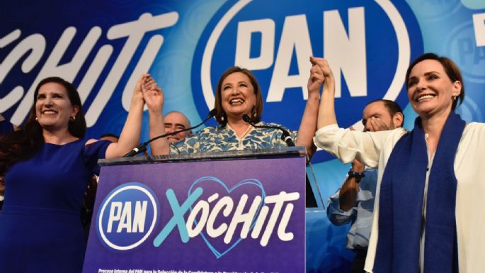 Xóchitl Gálvez formaliza en el PAN su precandidatura; arremete contra Sheinbaum y Zaldívar