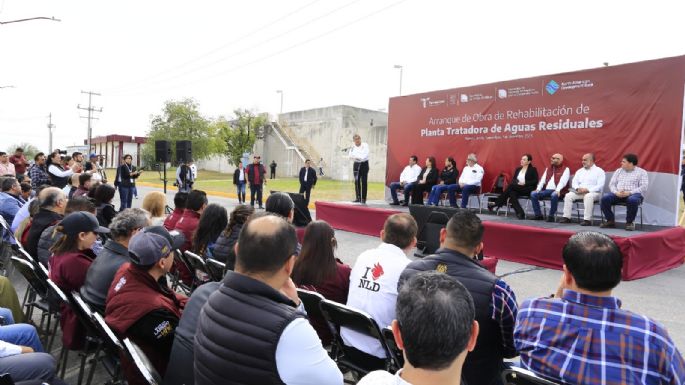 Inicia gobernador rehabilitación de Planta Tratadora de Aguas en Nuevo Laredo