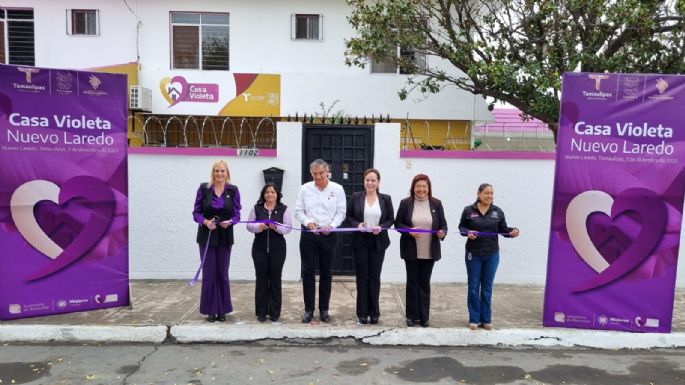 Apertura Américo tercera Casa Violeta en Tamaulipas