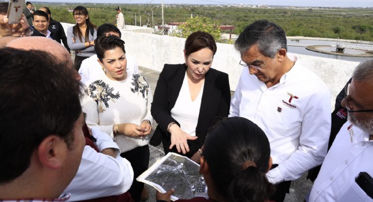 Inicia gobernador rehabilitación de Planta Tratadora de Aguas en Nuevo Laredo