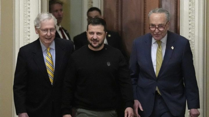 Zelenski arriba a un Congreso "ardiente" cuando el plan de Biden para Ucrania está al borde del colapso
