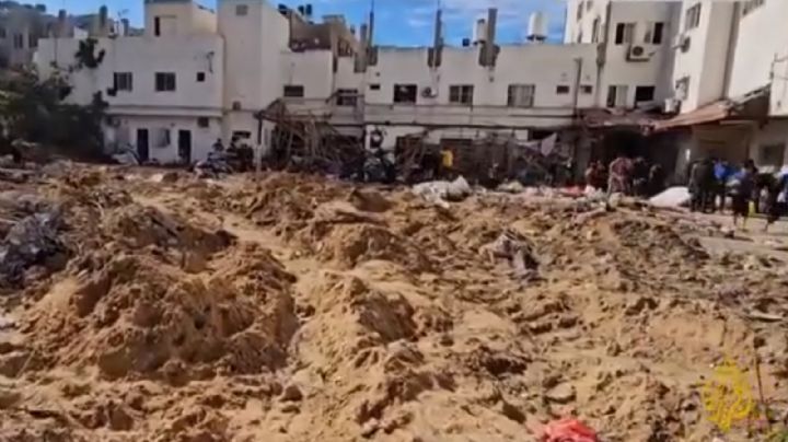 Palestinos acusan a Israel de enterrar vivos a pacientes de un hospital en Gaza