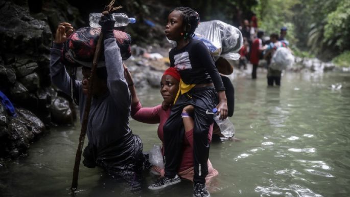 La selva entre Colombia y Panamá es ruta para migrantes de todo el mundo