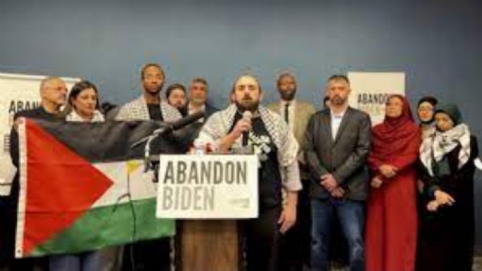 Musulmanes en EU amenazan con retirar apoyo a Biden por su postura ante guerra Israel-Hamás