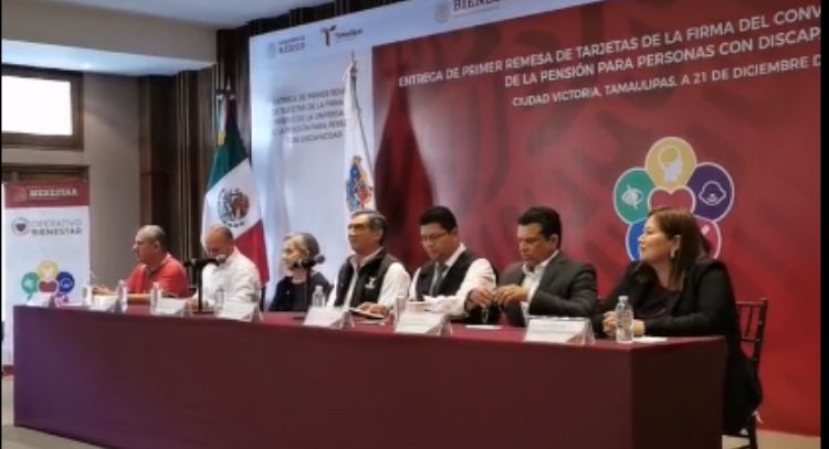 Entrega de Primer Remesa de Tarjetas en el Estado de Tamaulipas
