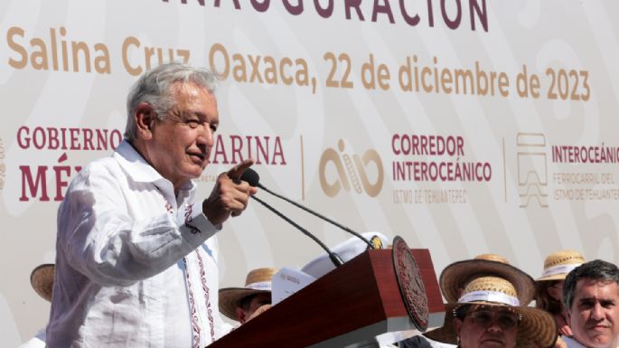 “Queremos tener éxito”, dice AMLO en la inauguración del Ferrocarril del Istmo de Tehuantepec