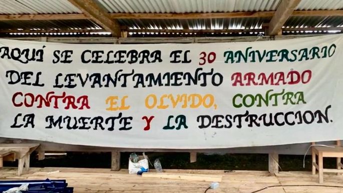 El EZLN invita a celebrar 30 años del levantamiento armado